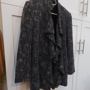 Chapter One open tweed jacket